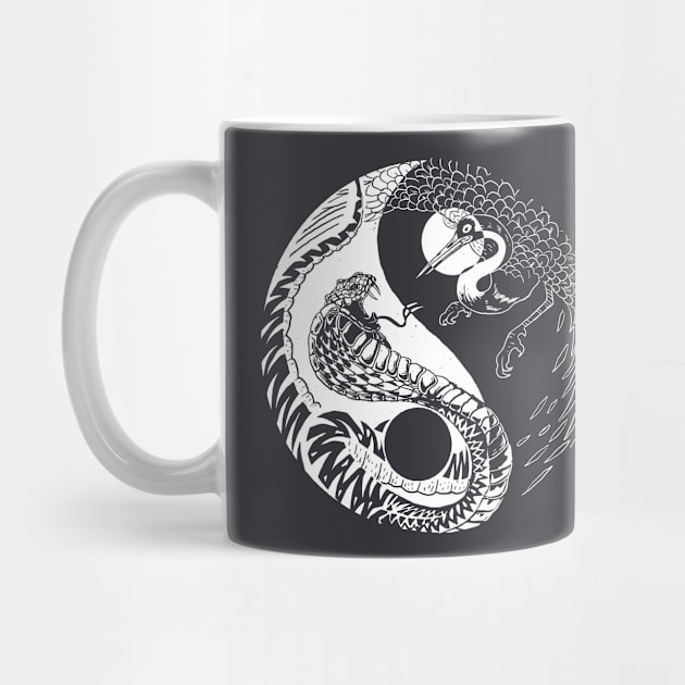 Yin Yang // Snake vs. Crane by SLAG_Creative